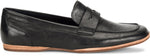 KORK-EASE Pisa Women's Leather Penny Loafer - Classic Icon Redesigned with Modern Square Toe and Premium Comfort 8.5 Black
