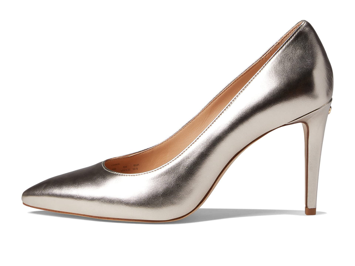 Coach Skyler Metallic Leather Pump Champagne 9 B (M)