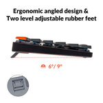 Keychron K5 SE Ultra-Slim Wireless Bluetooth/Wired USB Mechanical Keyboard with Low-Profile Gateron Brown Switch, Full Size Layout 104 Keys RGB Backlight Computer Keyboard for Mac and Windows