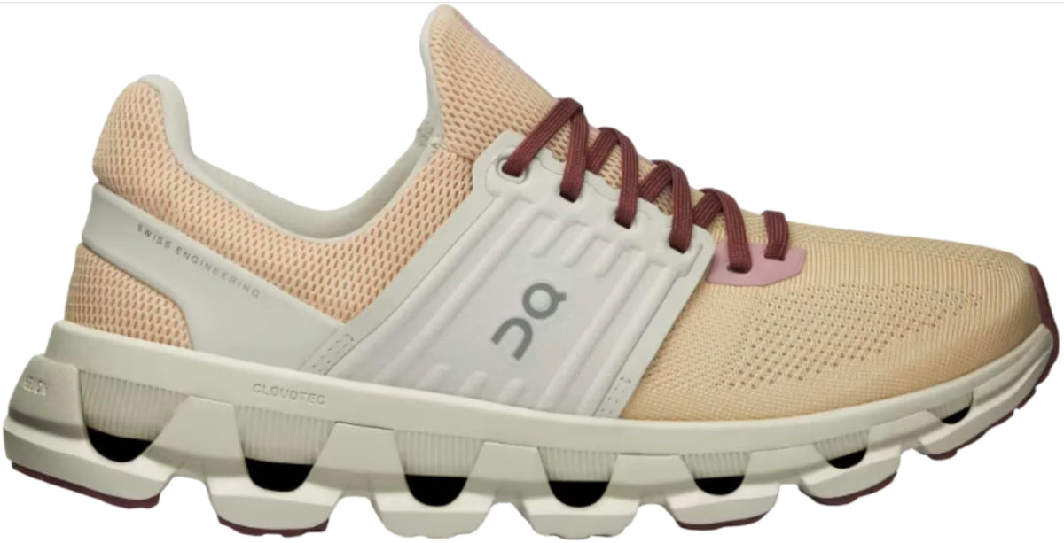 On Women's Cloudswift 3 AD Sneakers, Savannah/Ice, 10 Medium US
