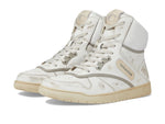 Coach Distressed Leather High-Top Sneaker White 9.5 D (M)
