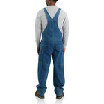 Carhartt Men's Loose Fit Denim Bib Overall 40W x 28L Darkstone