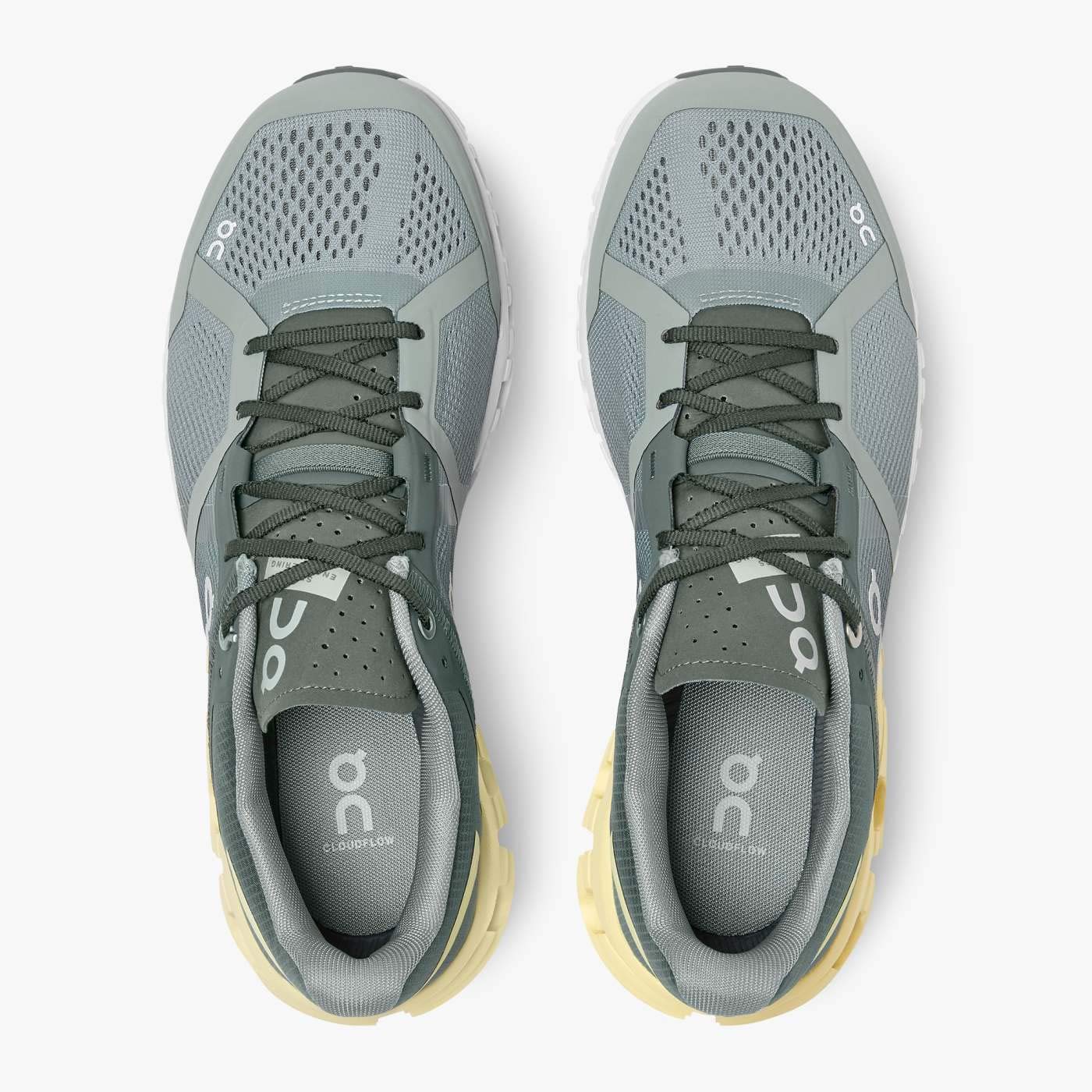 ON Running Women's Cloudflow Running Shoe (Sea/Limelight, 10)