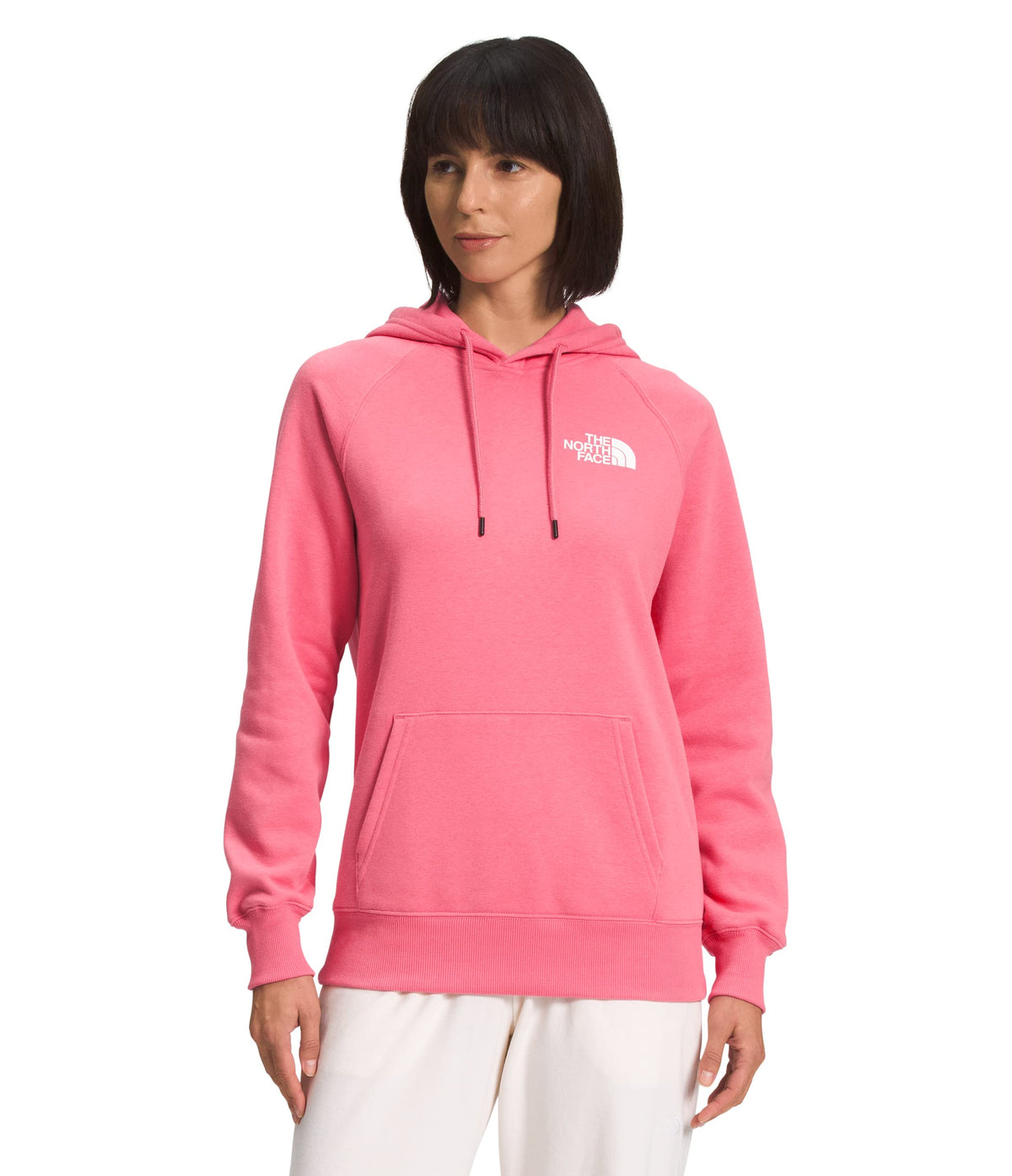 The North Face Women's Box NSE Pullover Hoodie, Cosmo Pink/Cosmo Pink, Large