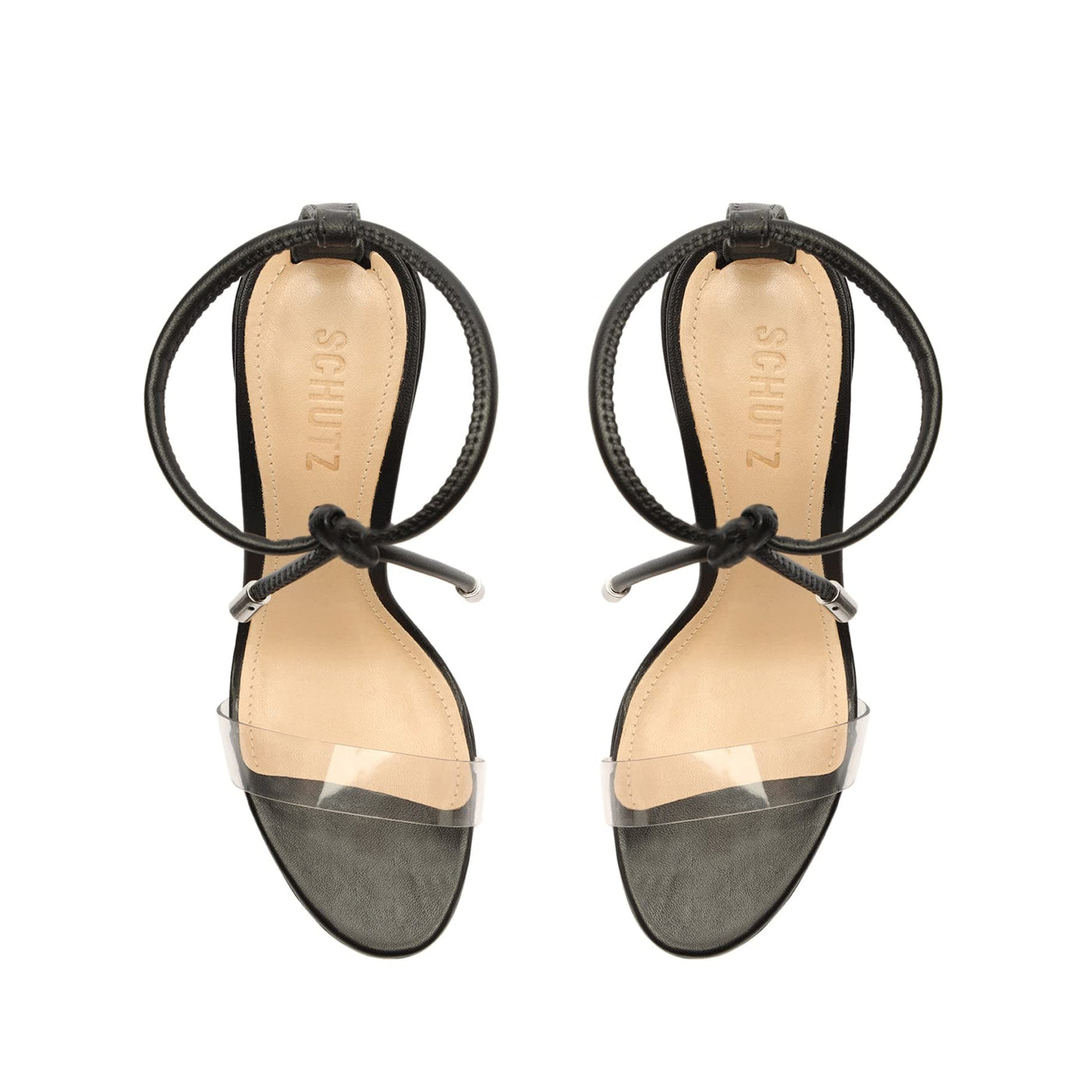 SCHUTZ Jessie Black/Transparente 9.5 M