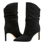 Marc Fisher LTD Women's Angi Ankle Boot, Black Suede, 8