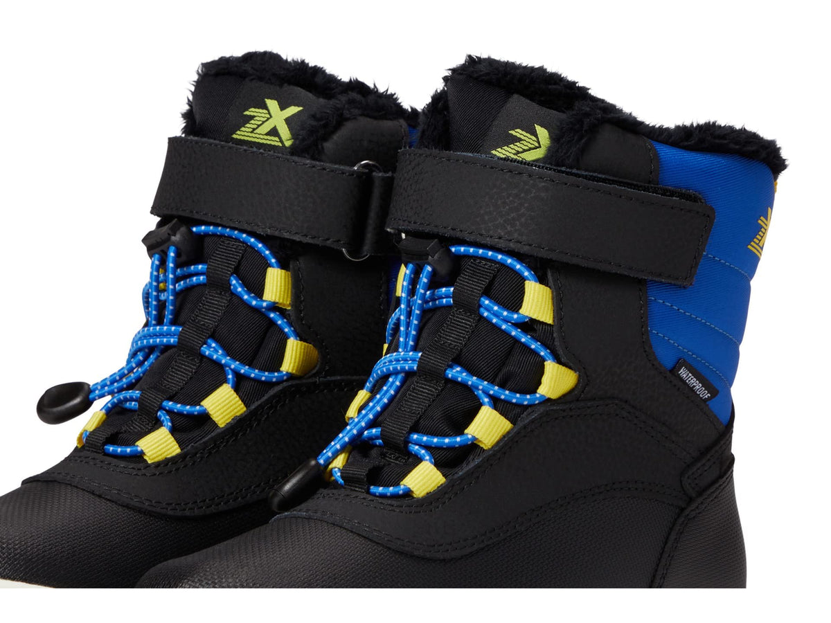ZeroXposur Alaska WP Boot (Little Kid/Big Kid) 4 Big Kid Blue/Black