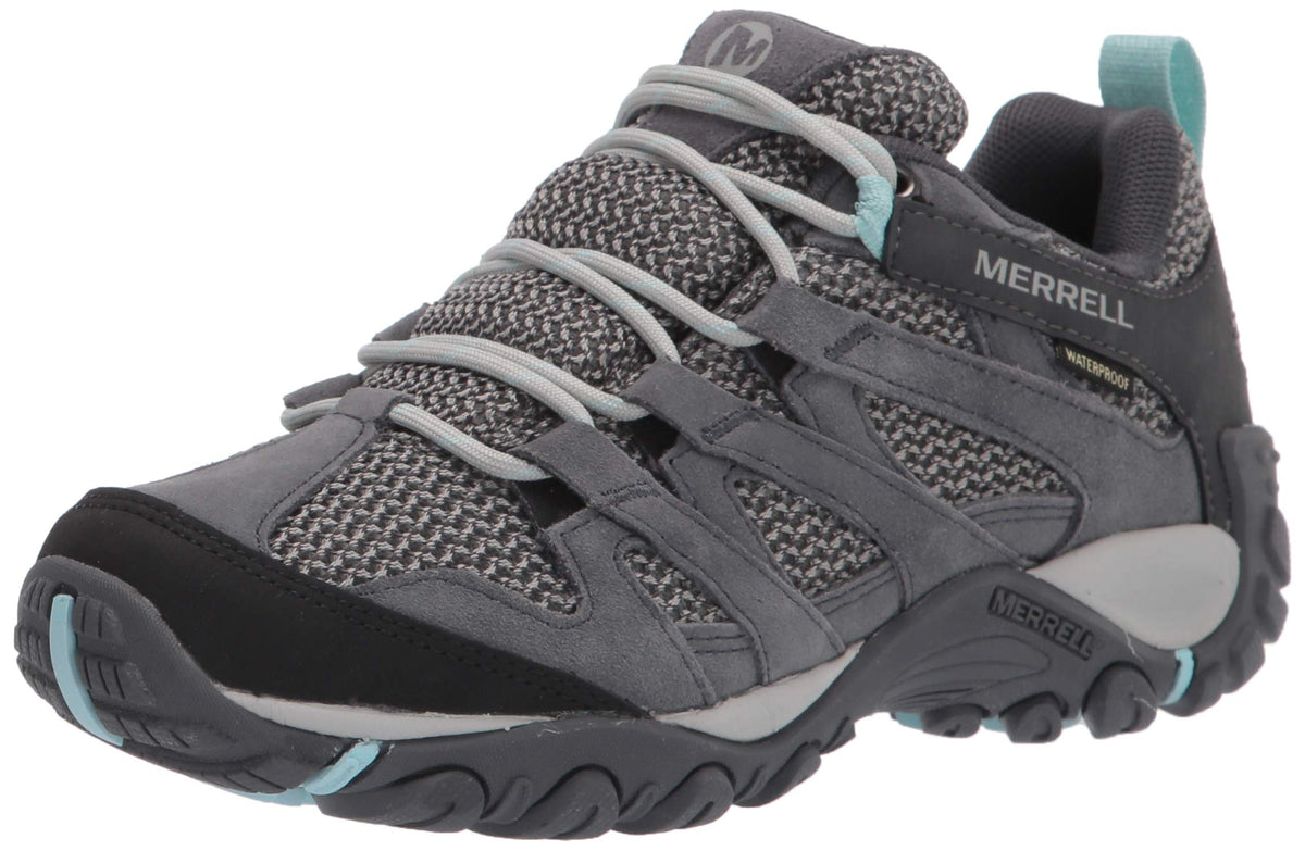 Merrell womens Alverstone Waterproof Hiking Shoe, Storm, 7.5 US