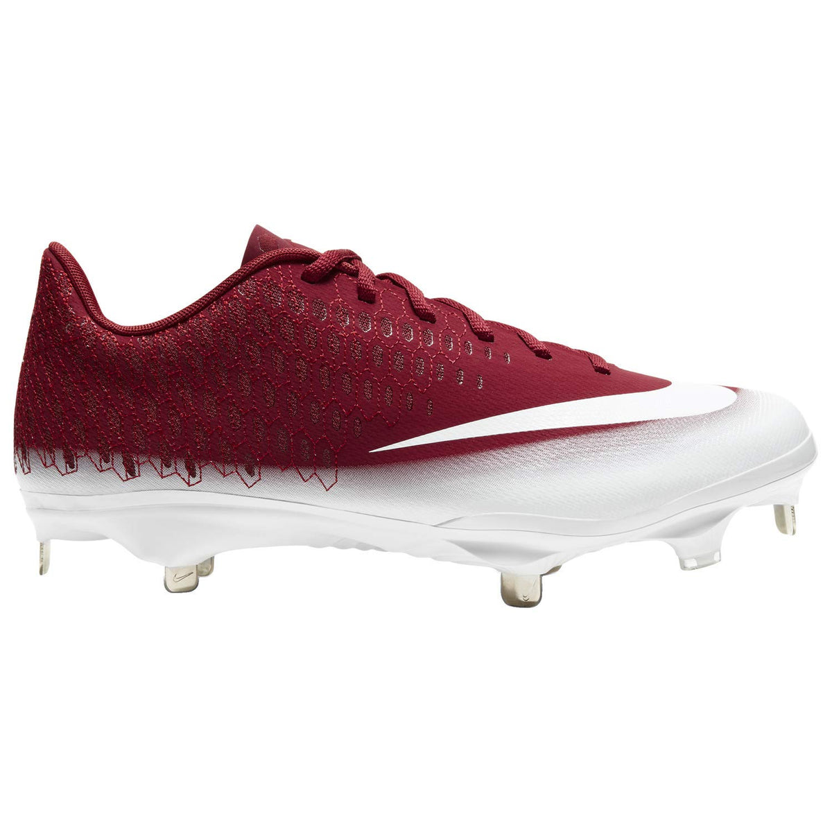 Nike Men's Lunar Vapor Ultrafly Elite 2 Baseball Cleat (Team Crimson/White, 12.5)