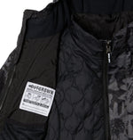 Columbia Youth Girls Whirlibird II Interchange Jacket, Black Whimsy, X-Large