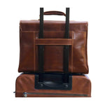 Floto Laptop Messenger Bag Briefcase Venezia in Full Grain Leather