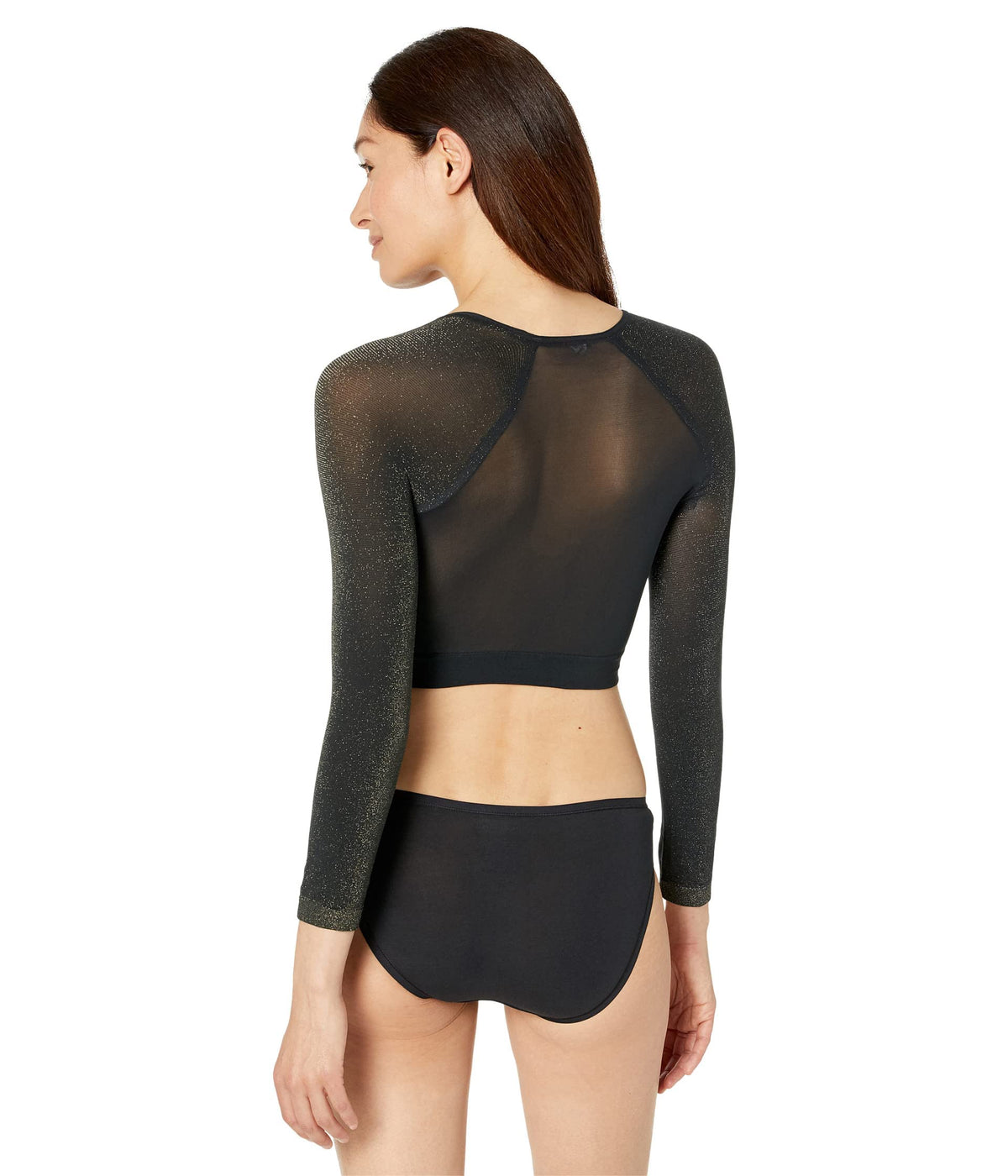 SPANX Long Sleeve Arm Tights™ Layering Shirt for Women – Blended Nylon – 360-Degree Coverage, Opaque Gold LG-XL One Size