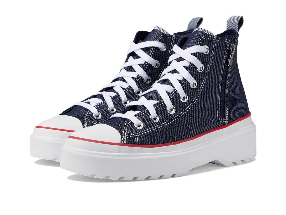 Converse CTAS Lugged Lift Hi (Big Kid) Obsidian 5 Big Kid M