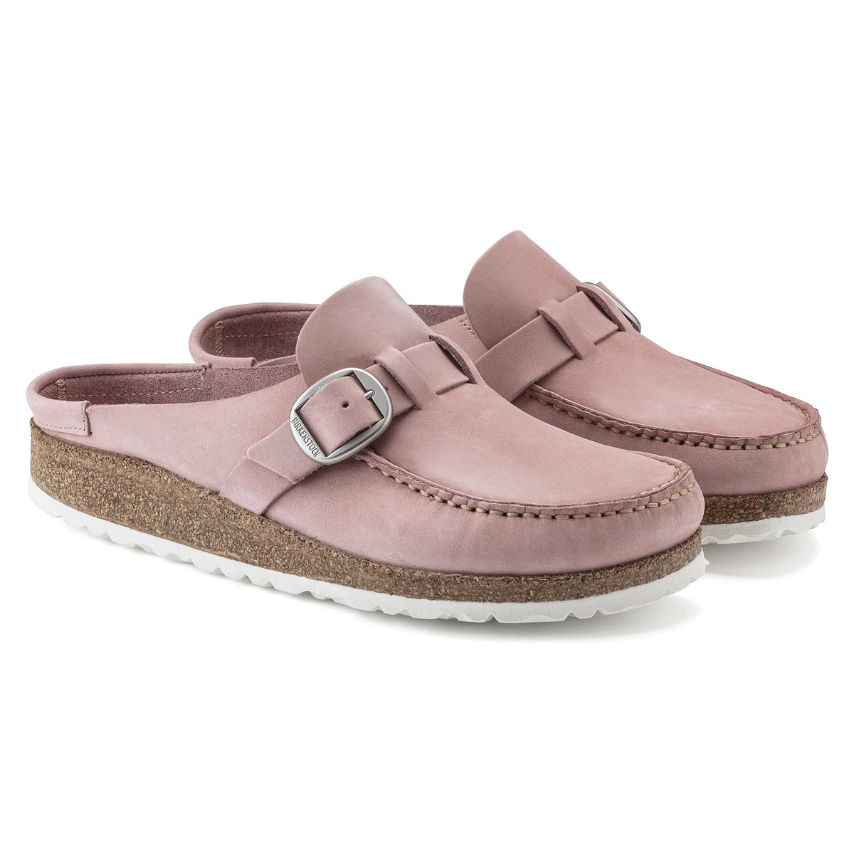 Birkenstock Unisex Buckley Clog, Soft Pink Nubuck, Size 39 EU (8-8.5 N US Women)