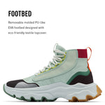 Sorel Women's Kinetic Breakthru Venture Mid Waterproof Shoe 8.5 Sea Sprite, New Cinder