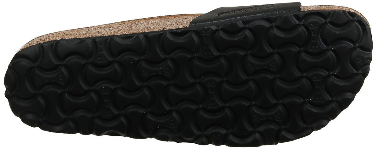 Birkenstock Women's Madrid Birko-Flor Sandal, Black Patent, 39 N EU/8-8.5 2A(N) US