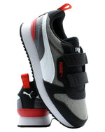 PUMA R78 Hook and Loop (Little Kid) Steel Gray/Puma White/Puma Black 13.5 Little Kid M