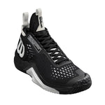 WILSON Rush Pro Tour Mid Men's Tennis Shoe - Black/White, Size 10.5 US