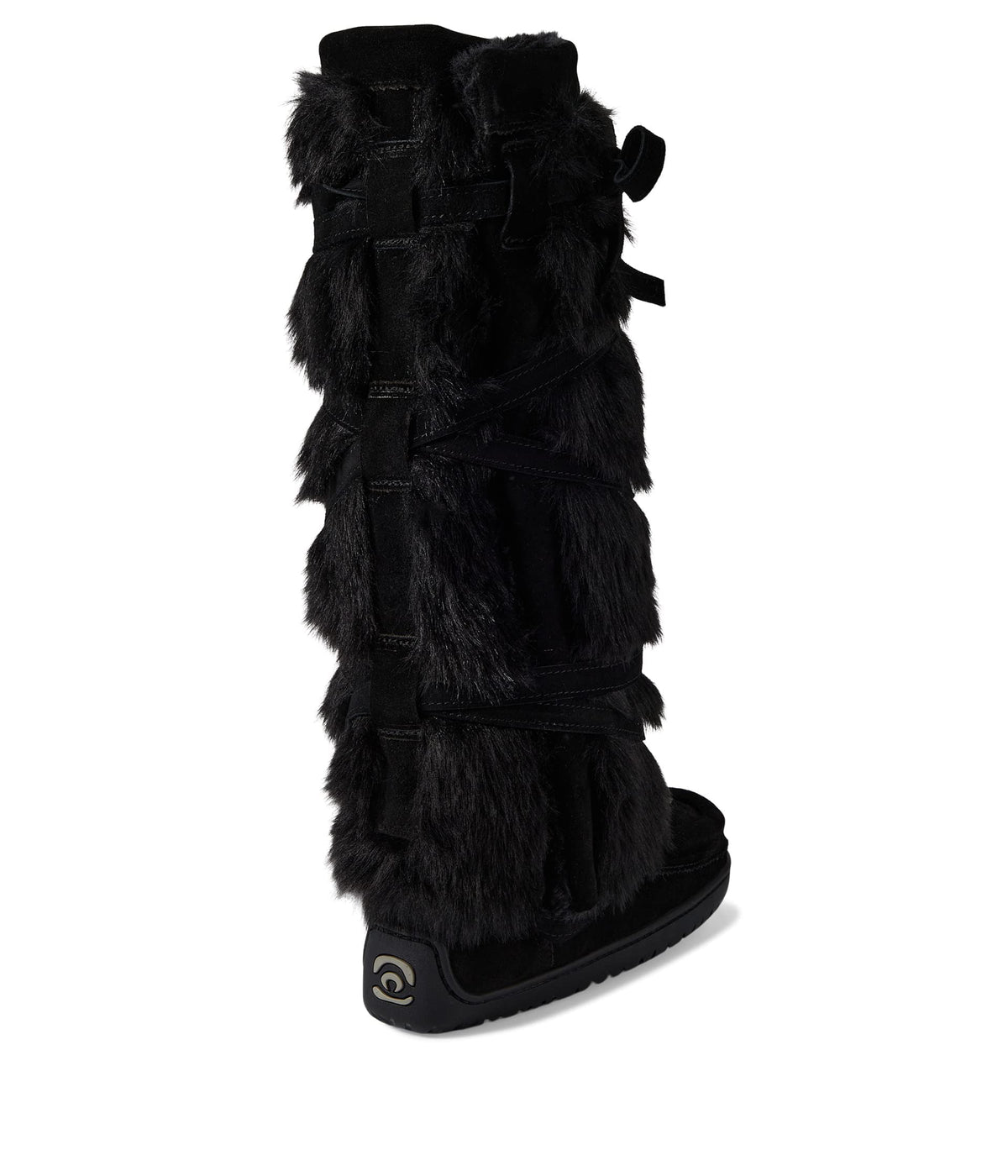 Manitobah Mukluks Tall Wrap Black/Noir Suede 2 6 M