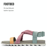 Sorel Women's Roaming Decon Sandals - Crushed Blue, Chrome Grey - Size 8