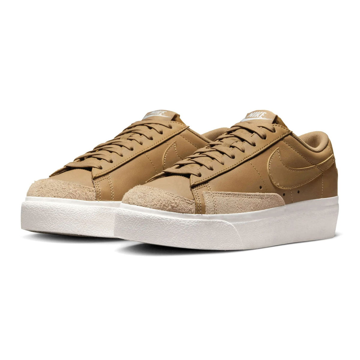 Nike Blazer Low 77 Platform Dk Driftwood/Hemp Womens Size 10