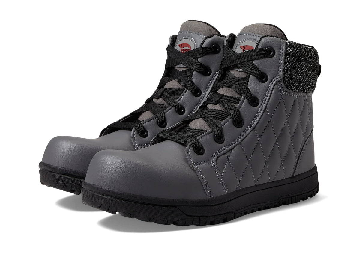 Avenger Work Boots Womens Metro 8" Grey 9.5 B - Medium