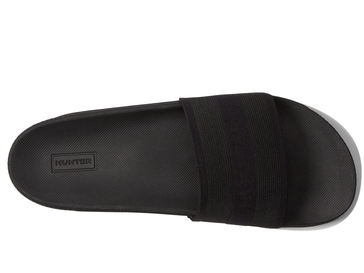 Hunter Original Elastic Slide 6 Black