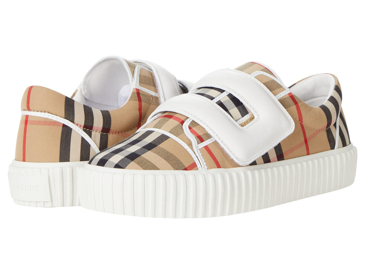 BURBERRY Mark CHK (Toddler/Little Kid) Archive Beige IP Check EU 30 (US 12.5 Little Kid) M