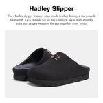 Coach Women's Hadley Felt Slipper 7 Black