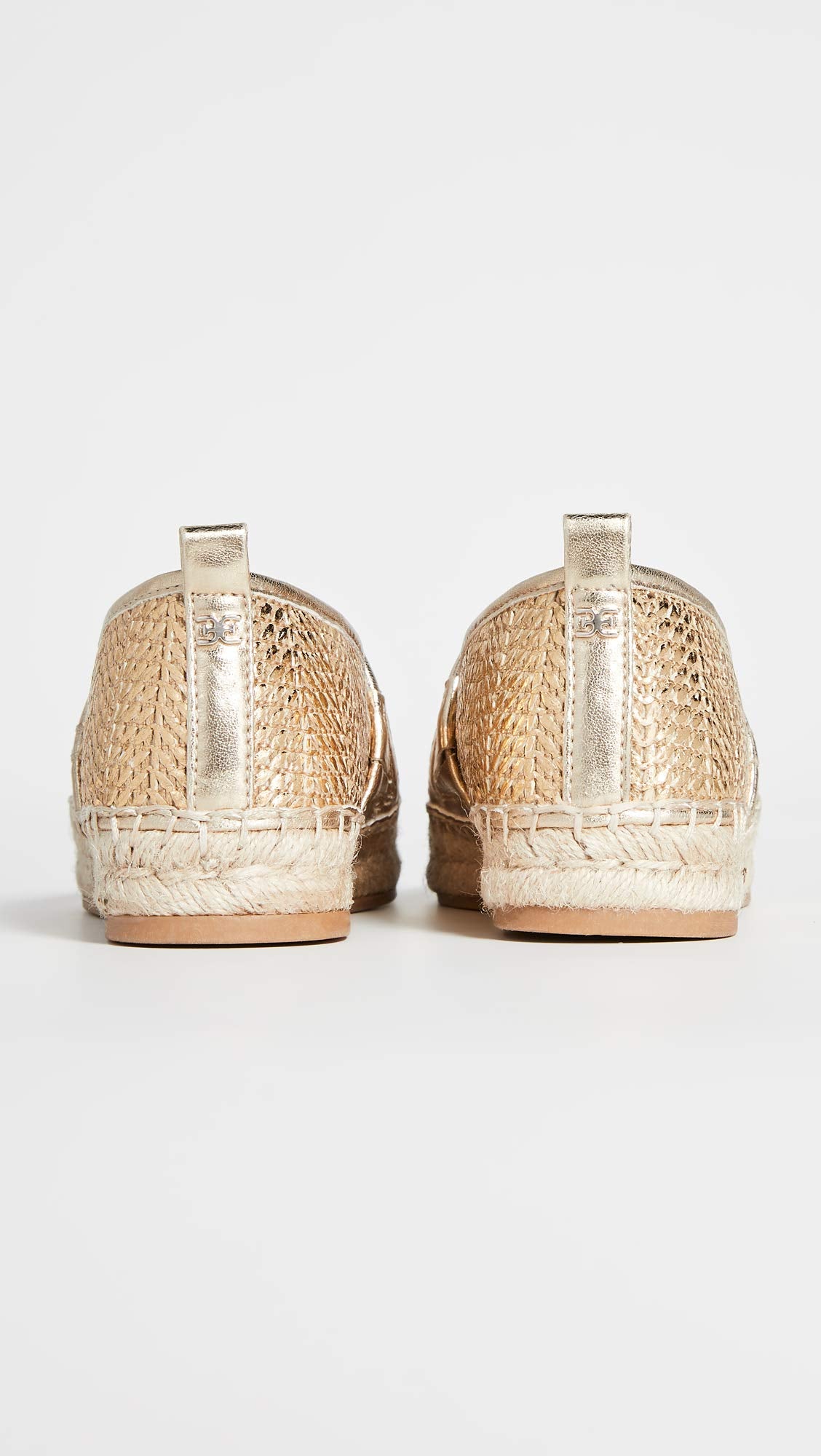 Sam Edelman Women's Khloe 5 Espadrilles, Gold Stripe, 8.5 Medium US