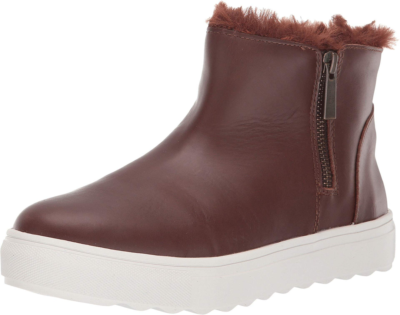 J/Slides Poppy Light Brown Waterproof Leather 6 M