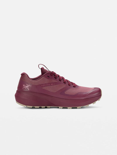 Arc'teryx Norvan LD 3 Shoe Women's | Long Distance Trail Running Shoe | Dark Rose Dust/Light Fallow, 10