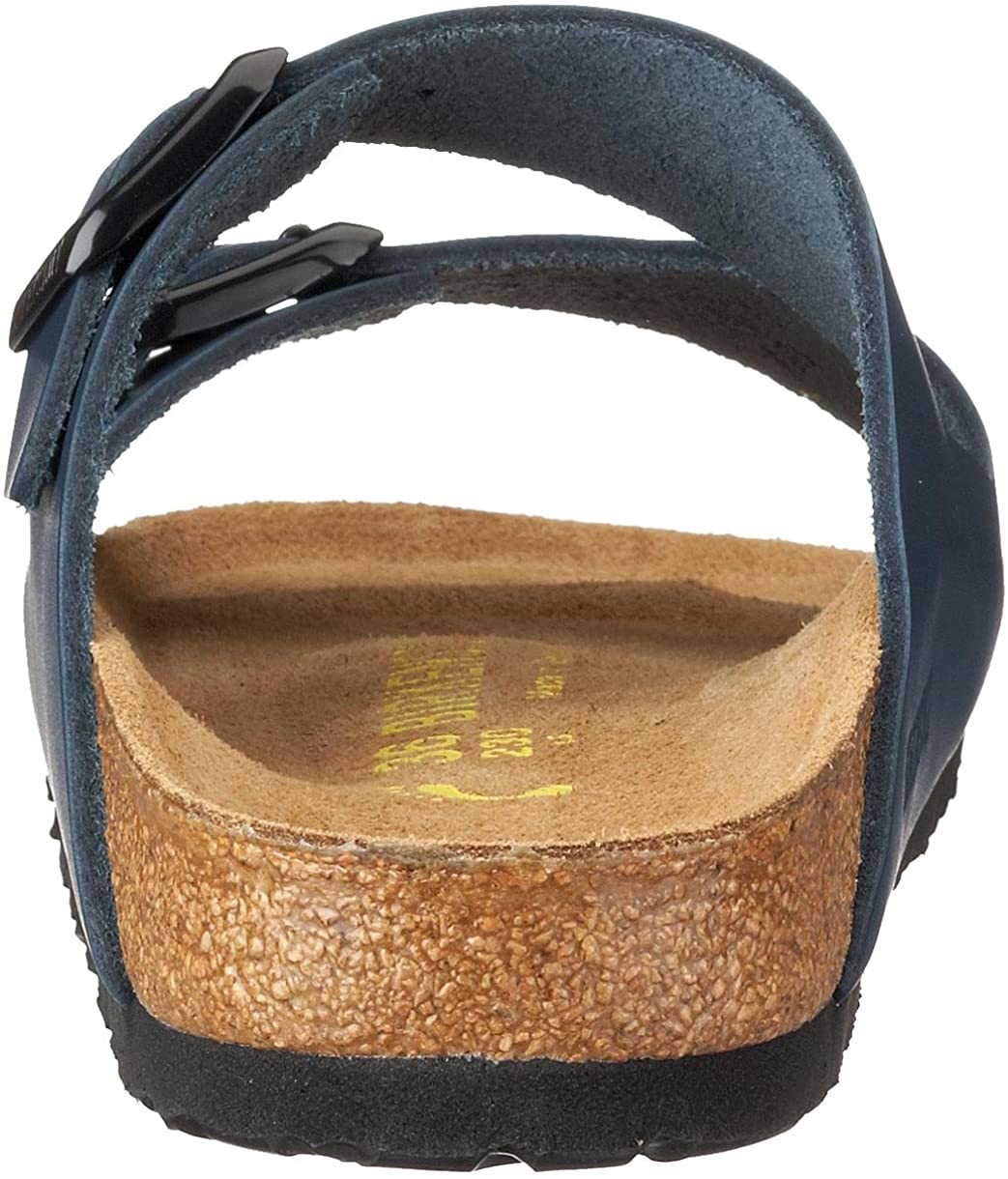 Birkenstock Unisex-Adult Arizona Soft Footbed FLIP Flops, Blue, 13 AU