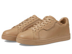 Michael Kors Keating Lace Up - Sneakers for Men - Durable Rubber Outsole - Soft Textile Lining - Leather Upper Camel 12 M