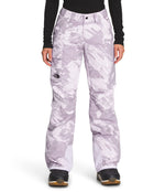 THE NORTH FACE Women's Freedom Insulated Pant (Standard and Plus Size), Lavender Fog Tonal Mountainscape Print, 2X Plus Regular