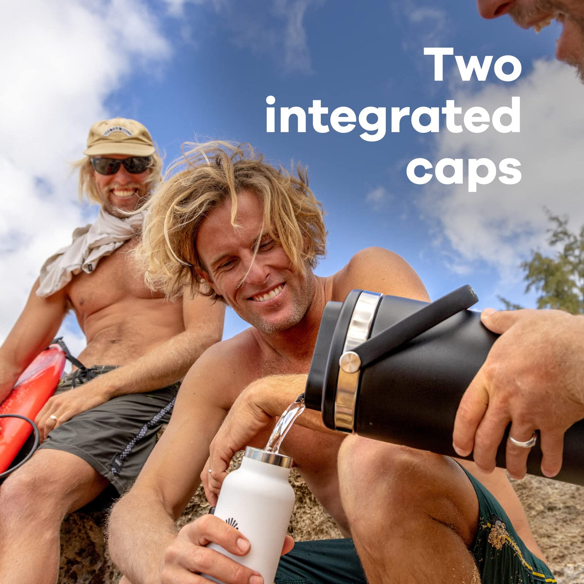 Hydro Flask 128 oz Oasis Water Jug Dew Blue