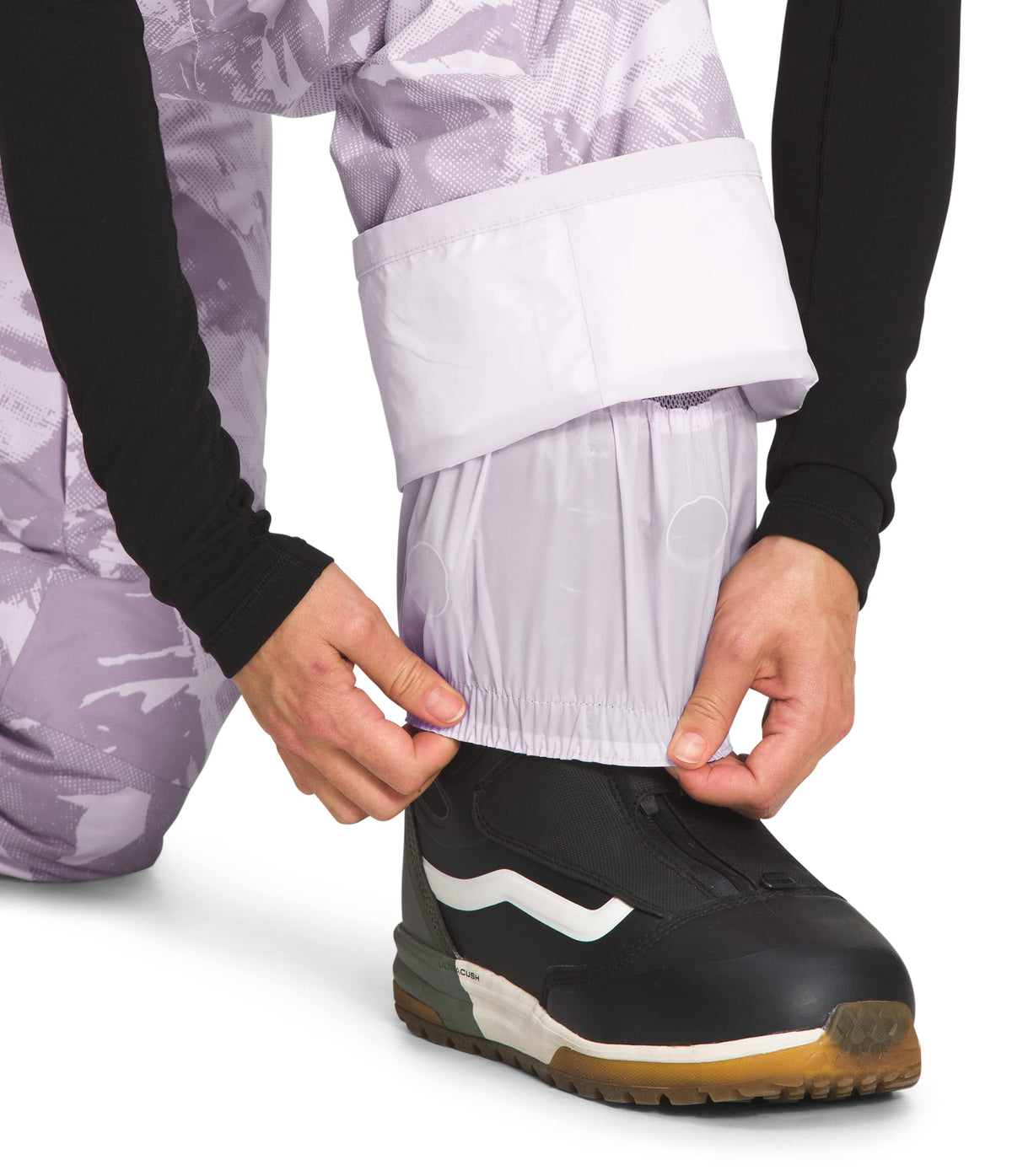 THE NORTH FACE Women's Freedom Insulated Pant (Standard and Plus Size), Lavender Fog Tonal Mountainscape Print, 2X Plus Regular