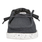 HEYDUDE Girl's Wendy Canvas Black Size 10 | Toddler's Shoes | Toddler Slip-on Loafers | Comfortable & Light-Weight