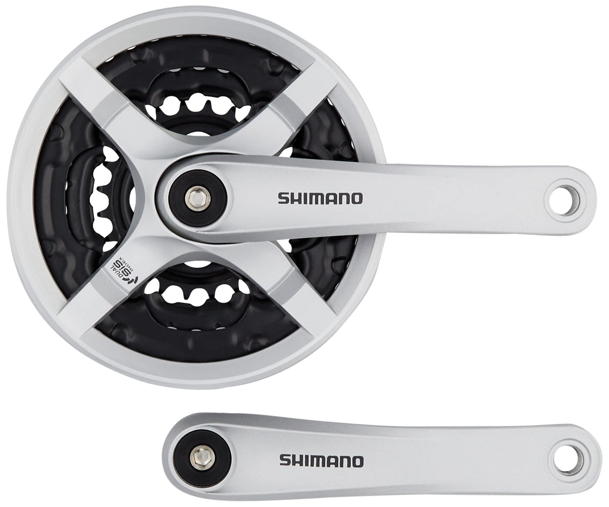 SHIMANO FC TY501 Square 6/7/8 Speed Chainset, Unisex, E-FCTY501C244CSB, Silver, 170 mm