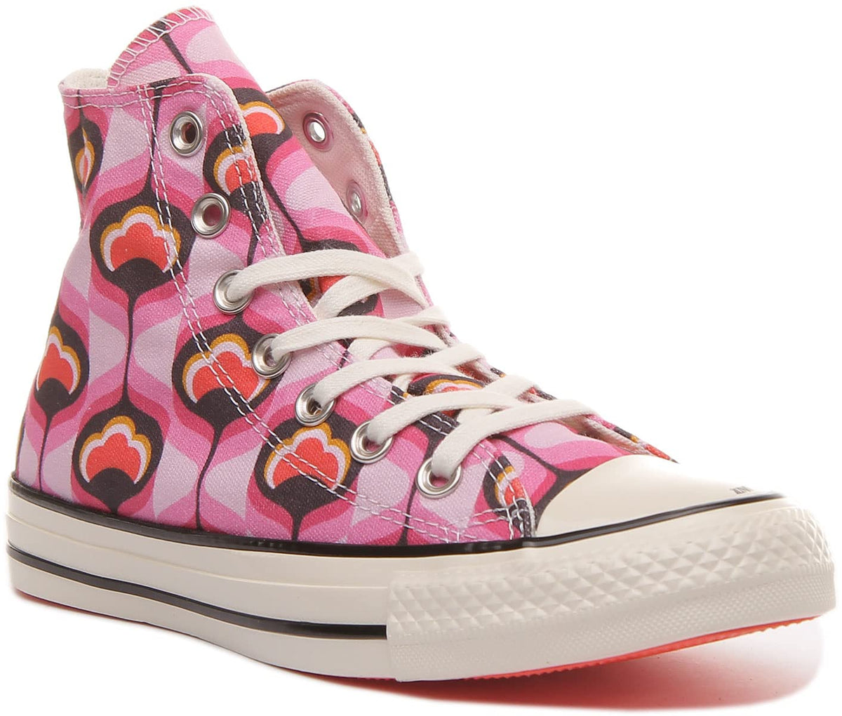 Converse Women's Lift Canvas High Top Platform Sneakers, Leopard Print, 10.5 US