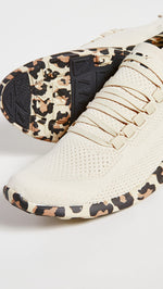 APL: Athletic Propulsion Labs Men's Techloom Breeze Sneakers, Parchment/Leopard, Tan, Print, 9.5 Medium US
