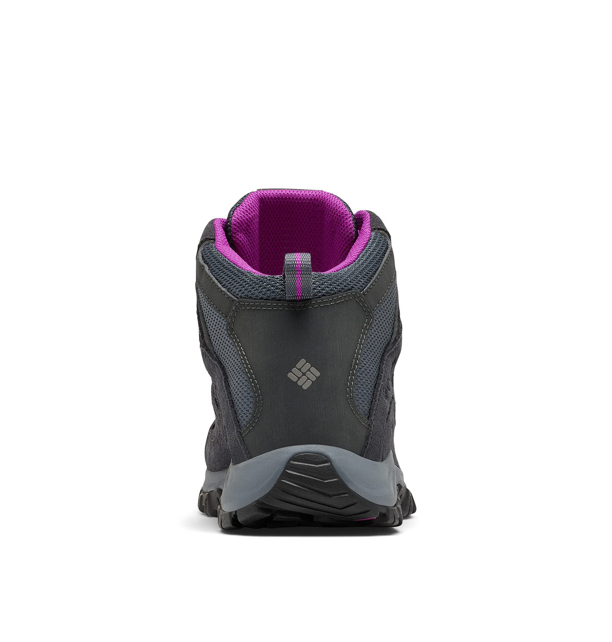 Columbia womens Crestwood Mid Waterproof Boot Hiking Shoe, Graphite/Bright Plum, 10.5 Wide US