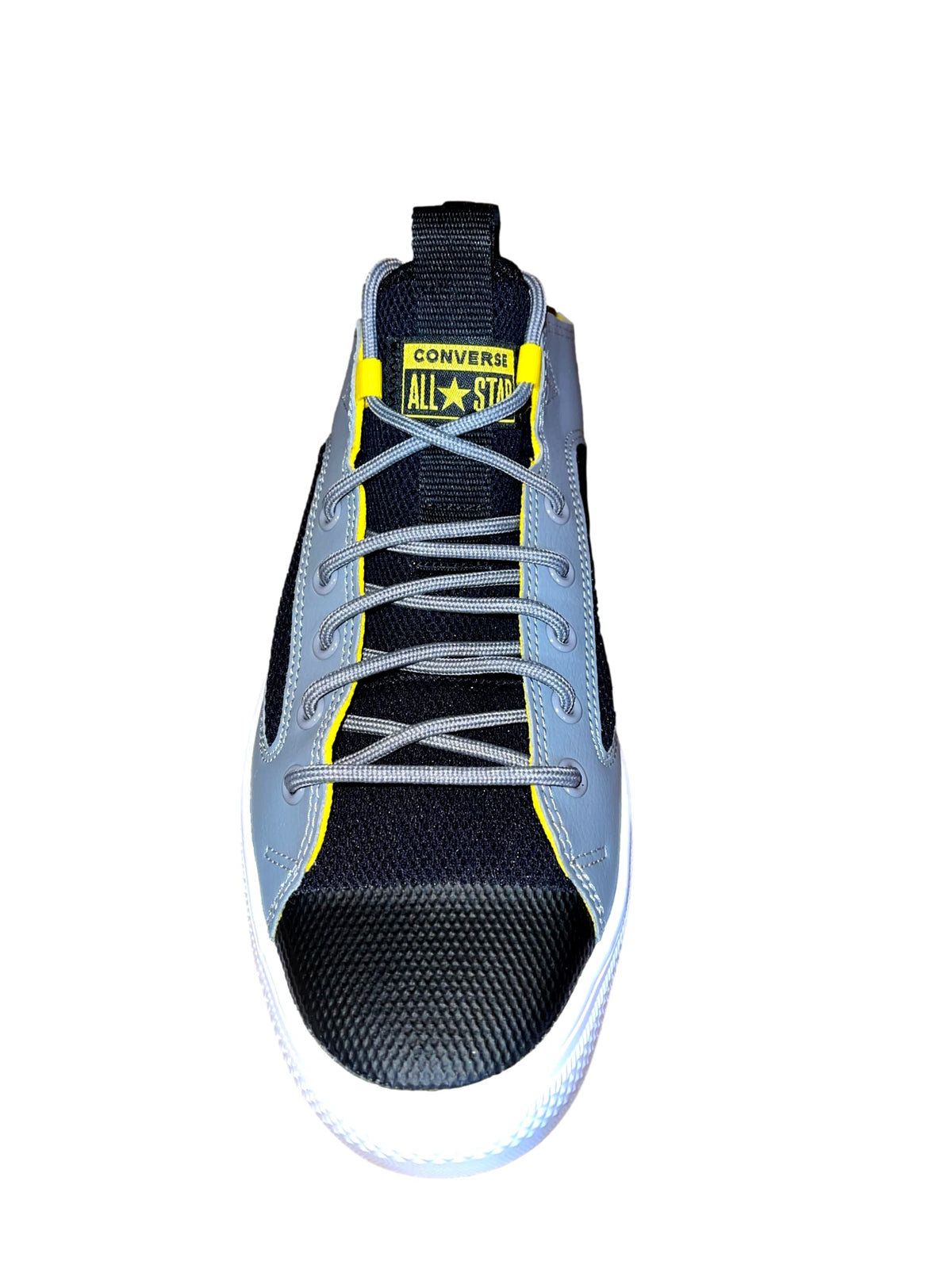 Converse Mens Chuck Taylor All Star Ultra Cons Force Sneaker, Black/Speed Yellow/White, 5