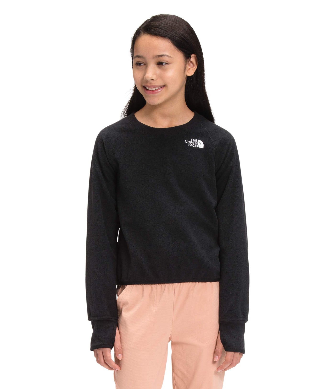 THE NORTH FACE Girl's Glacier Pullover (Little Kids/Big Kids) Tnf Black XL (18 Big Kids)