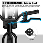 Hiboy BK1 Electric Bike for Kids Ages 3-5 Years Old, 24V 100W Electric Balance Bike with 12 inch Inflatable Tire and Adjustable Seat, Electric Motorcycle for Kids Boys & Girls (Black)