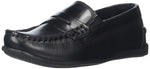 Florsheim boys Jerod Penny Driver Jr. (Toddler/Little Kid/Big Kid) Loafer, Black, 5.5 Big Kid US
