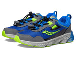 Saucony Boy's Wind Shield 3.0 (Little Kid/Big Kid) Blue/Green 10.5 Little Kid M