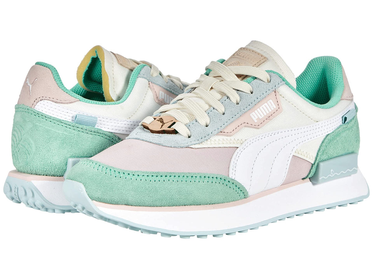 PUMA Future Rider Animal Crossing (Big Kid) Bok Choy/Puma White/Rosewater 5 Big Kid M