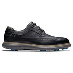 FootJoy Men's Traditions-Shield Tip Previous Season Style Golf Shoe, Black/Black/Grey, 10.5