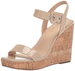 Marc Fisher Women's LUKEY Wedge Sandal, Malted Milk 150, 5.5